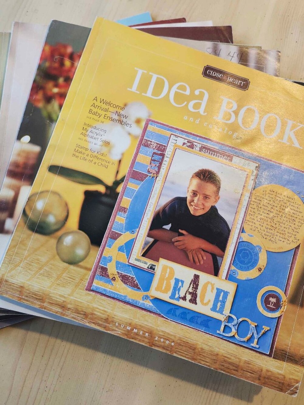Vintage Close To My Heart Idea Book Lot 2005-2008 Scrapbook